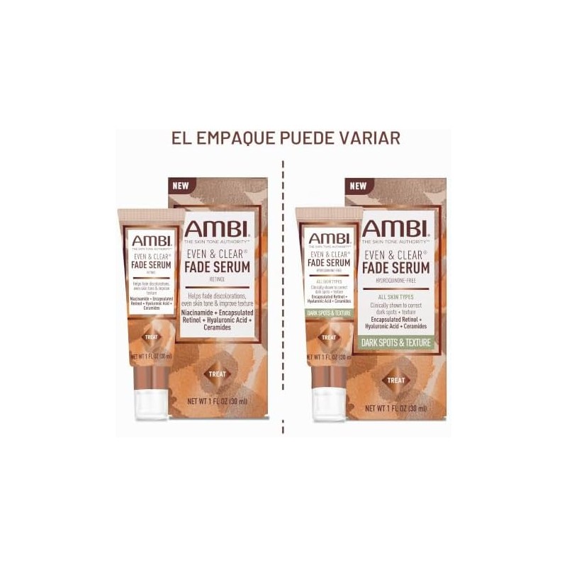 AMBI Reminol de suero de decoloración uniforme y transparente
