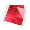 Red Gold Leaf Sheets, 5.11" Red Gilding Gold Foil for