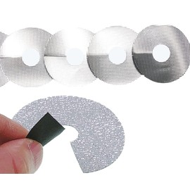 HORTIPOTS 3 inch Net Pot Mylar Reflective Block Covers for 3 inch Net Pot Top Lid (Pack of 100)