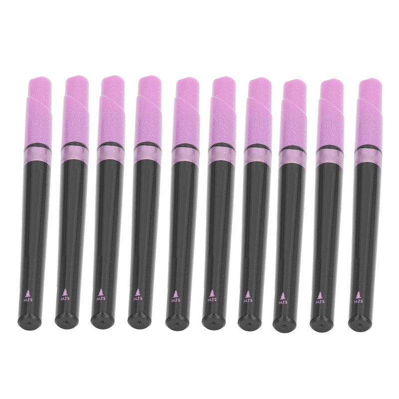 10 Pcs Paint Markers Purple Metal Texture Waterproof Glass Marker