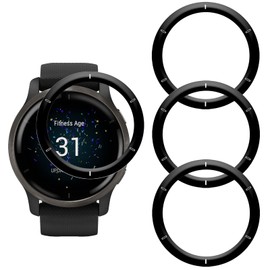 KELOLIN [Pack of 4] Screen Protector Compatible with Garmin Venu 2, 3D Curved Edges, Scratch-Resistant, HD Ultra Shatterproof Flexible Screen Protector for Garmin Venu 2