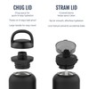 Ello Cooper 40oz Stainless Steel Water Bottle with 2 Lids