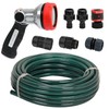 Eden 94050 50 Ft Hose and Metal Shower Nozzle Bundle