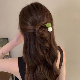 Party Wrap Comb, Hair Comb, Set of 3, Hairpin, 3 Teeth, Hair Ornament, Hair Clip, Hair Accessory, Bun, Hair Arrangement, Large Hair, Acrylic, Retro, Elegant, Painless, Volume Up, Kimono, Yukata, Coming-of-Age Ceremony, Graduation, Entrance Ceremony, Wedd