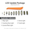 10pcs Interior LED Lights Bulb Kit for Ford F150 F-150