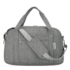 Narwey Ryanair Travel Bags 40 x 20 x 25 cm Hand Luggage Bag for Aeroplane Foldable Travel Bag Weekender Women Men Hand Luggage Suitcase 20L, gray, travel bag