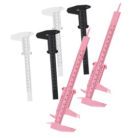 SAFIGLE 6Pcs Eyebrow Measuring Ruler Facial Calipers for Precise Eyebrow Mapping Easy to Read Use for Makeup Artists and DIY Brow Shaping