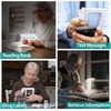 Magnifying Glass Rechargeable 5X with Light,Handheld Magnifying Glass,Close Work Reduce