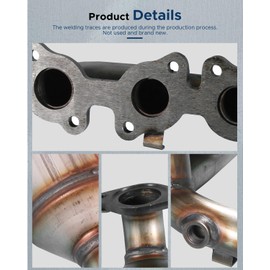 VAVICARS Catalytic Converter Direct-Fit Stainless Steel fit for Toyota Highlander 2004-2007, fit for Sienna 3.3L 2004-2006, fit for RX330 3.3L 2004-2006,FWD Only Driver Side (EPA Approved)