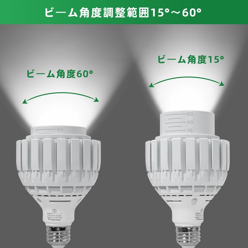 Pispoer LED Plant Growing Light, E26, Lamp Mouth, 24W, Full