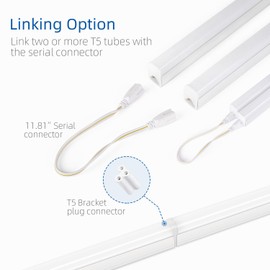 LELEJU LED Shop Light 3FT, 15W, 6000K, 1500lm, LED Ceiling and Under Cabinet Lights, Utility Linkable Shop T5 Integrated Single Fixture (Pack of 2)