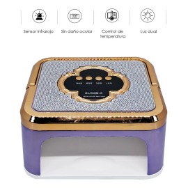 Obp Lámpara De Uñas Profesional Uv/led  288w Con Diamantes