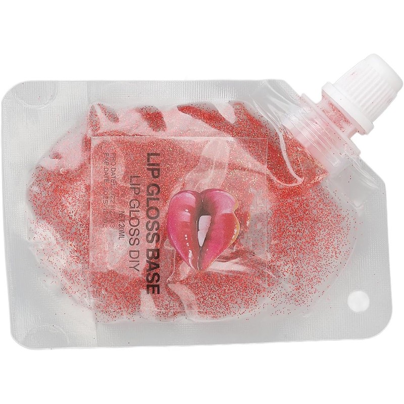 Clear Lip Gloss Base , Pearly Moisturizing 20ml Glitter Lip