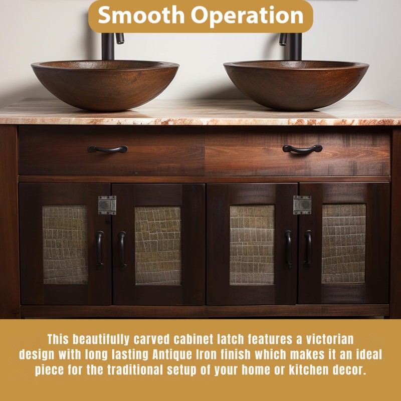 STALLION HARDWARE Cabinet Latch, Ideal for Cabinet Closet Kitchen Doors,