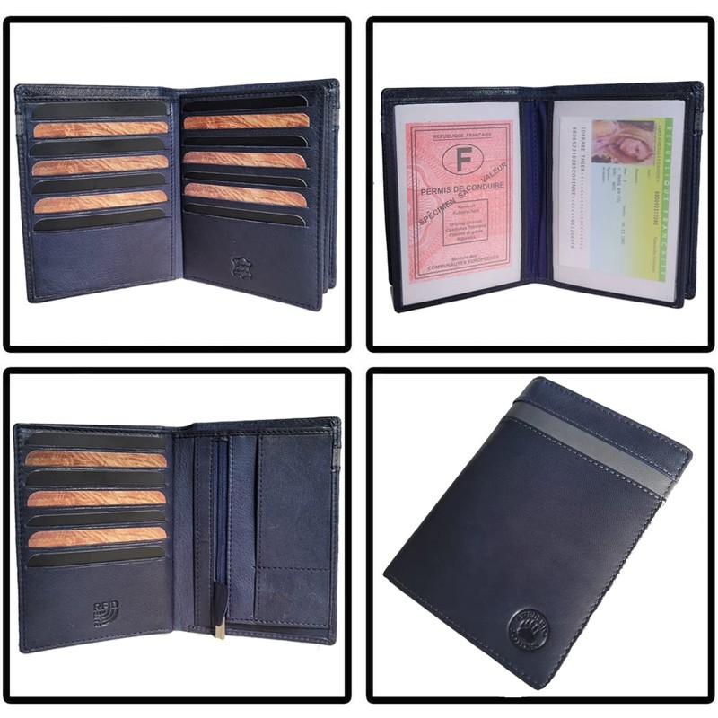 Frédéric Johns® - Large Classic Men's Leather Wallet - RFID