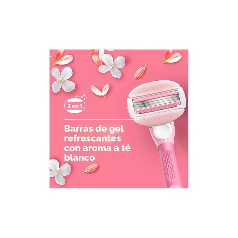 Gillette Venus ComfortGlide - Rastrillo de afeitar para mujer, té