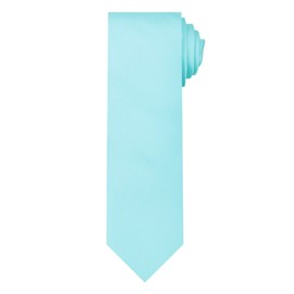 Jacob Alexander Corbata de cuello extra larga tejida para hombre, Turquesa claro , XL - 63 inch x 3.25 inch