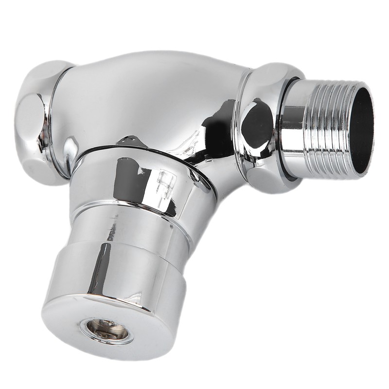 Urinal Flush Valve Brass Hand Pressing Delay Self Closing Bathroom