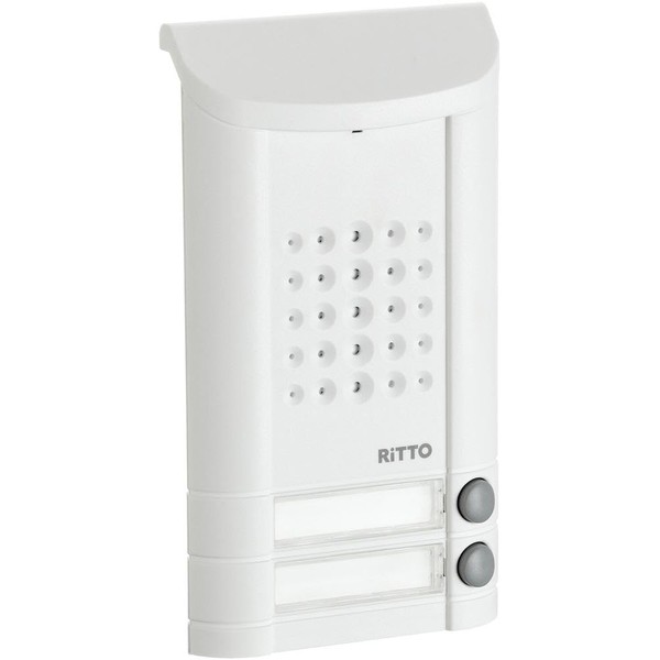 Ritto Minivox 1271042 Minivox Intercom System 2 Buttons White