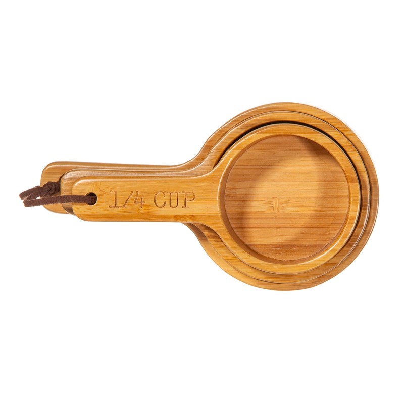 Sass & Belle Bamboo Measuring Cups – Set of 3