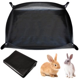Waterproof Pet Playpen Mat, 150 x 100 cm, Waterproof Guinea Pig Doormats, Reusable Hamster Pipi Mat, Non-Slip, for Rabbits, Ferrets and Other Small Animals