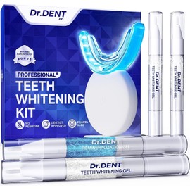 DrDent Professional LED Gel Pen Teeth Whitening Sensitive Formula 30+ Sessions