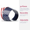 American Flag Cupcake Wrappers, Set of 30 – Patriotic Baking