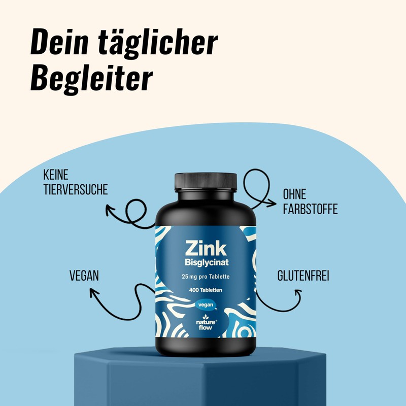 Zinc Tablets High Dose 25 mg - 400 Tablets High