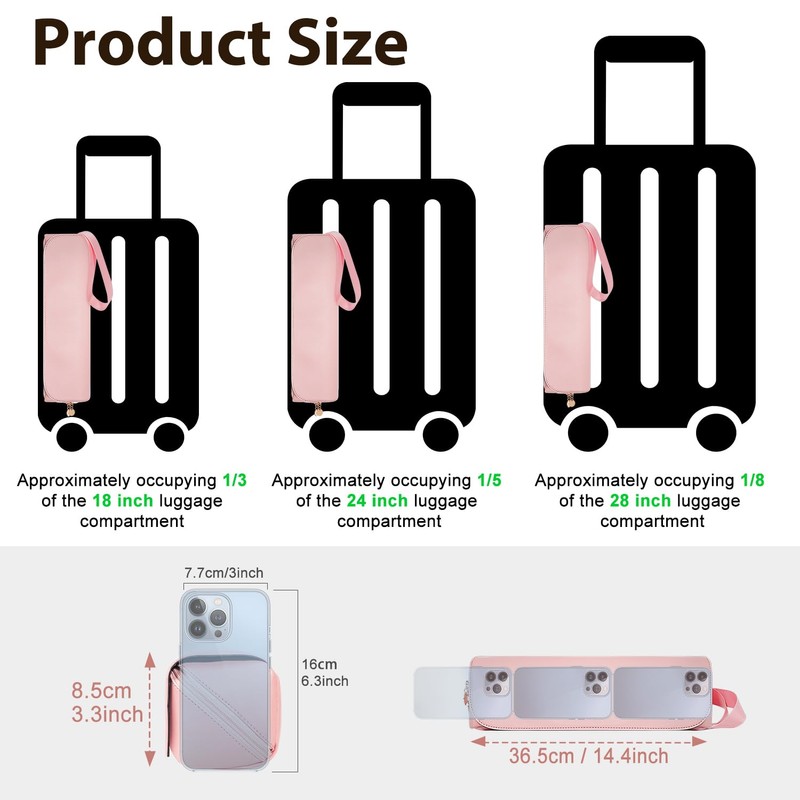 SS Hair Tools Travel Bag and Heat Resistant Mat for