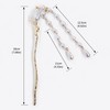 Vintage Pearl Tassel Hair Stick for Women, Branch Shape Gold
