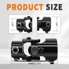 GLOCRORET 1" 48 Spline X 3/4" DD Black Steering Universal