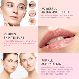 KIMUSE Hidratante Multi Balm Stick, Bálsamo Labial Hidratante Todo En Uno Crema Para Los Ojos Crema Para El Cuello Base De Maquillaje, Reduce Las Arrugas Y Hidratante Hidratante Para