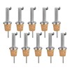 uxcell Stainless Steel Bottle Pourers, 10Pcs Auto Flip Olive Oil