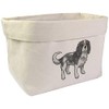 Large 'Cavalier King Charles' Canvas Organiser/Storage Bag (OR00018087)