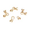 18K Real Gold Plated Non-Tarnish Hook End Clasp 8x24mm with