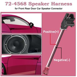 MKBKLLJY 5個 72-4568 スピーカーハーネス 交換用 一般自動車 対応 センチュリー/ラクロス/アストロ/アバランチ 1500 / キャニオン/エンボイ/ラクロス フロント・リアドア スピーカーコネクタ