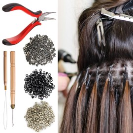 Hair Extension Tool Kit,Hair Extension Tool for Women - Household Hairstyling Supplies for Women Girls Dance Wedding Party Dating