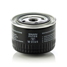Original MANN-FILTER Oil filter W 914/4 – For Passenger Cars