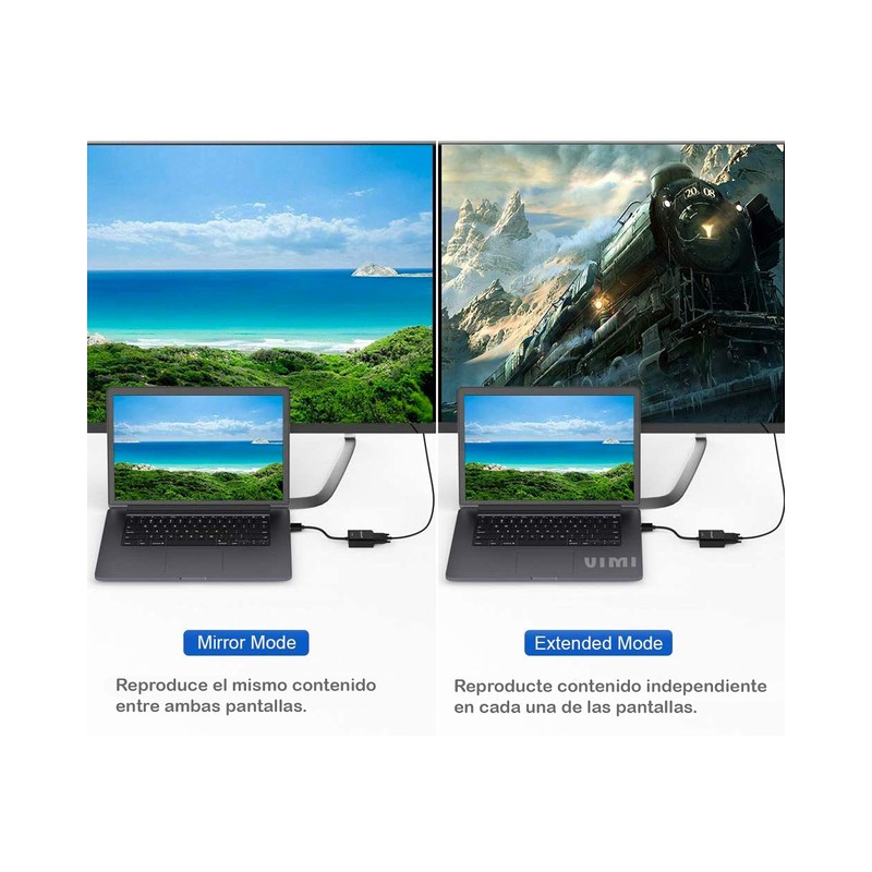 Adaptador HDMI a VGA con Salida de Audio 3.5 mm