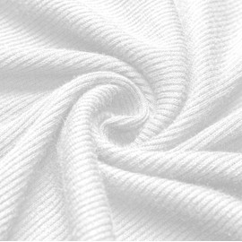 Glory Max 4-6 Pack Men 100% Cotton Ribbed Plain Tank Tops Wife Beater A-Shirts Undershirts (US, Alpha, Large, Regular, Regular, 6-Pack White)