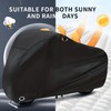 Bicycle Cover, Waterproof, Thick, Tear Resistant, Ultra Thick 210D Fabric,