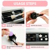 8 Pcs Car Air Fresheners Vent Clip, White & Black