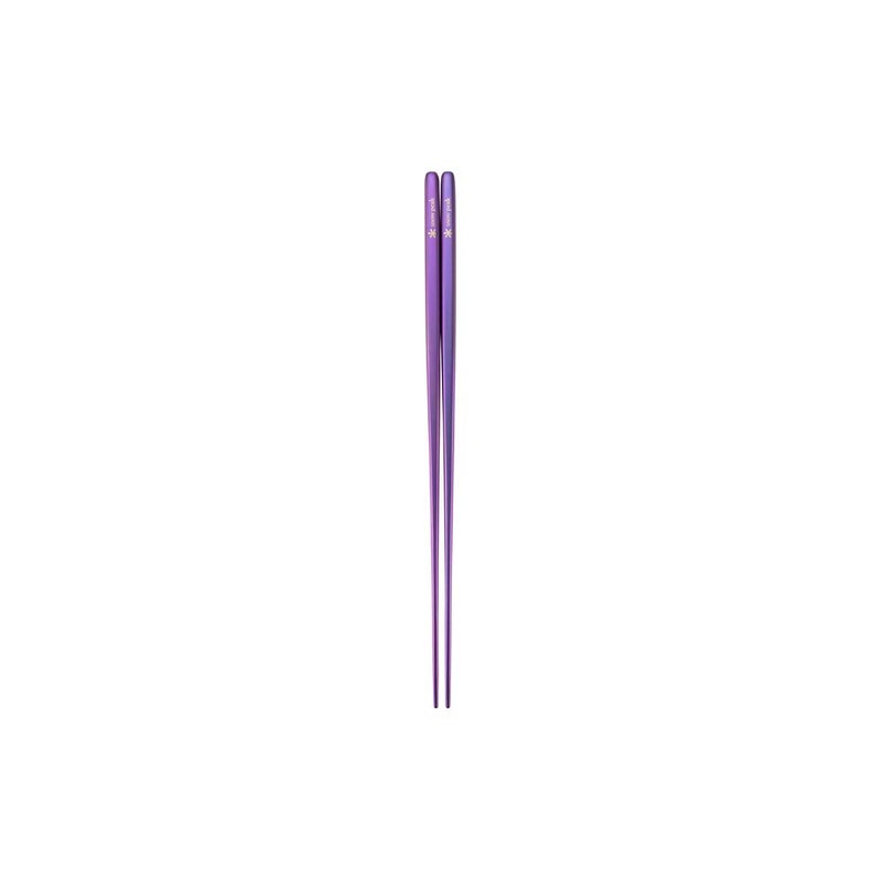 Snow Peak SCT-115-PL Titanium Tapered Chopsticks, Purple