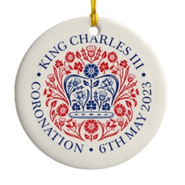 King Charles Coronation Christmas Bauble - 6th May 2023! The Perfect Keepsake Gift Too!