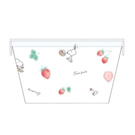Marimo Craft SPIK-302 Snoopy Bowl, Strawberry, Diameter 5.3 x Height 3.0 inches (135 x 75 mm)