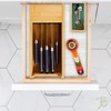 Totally Bamboo Universal Knife Caddy, Organizer and Holder for Drawer