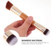 Mikinona 2pcs Double-sided Blush Brush Face Highlighter Makeup Brushes Material