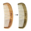 Orienex, High-quality Comb, Water Buffalo Horn, Crescent, Scalp Massaging, Anti-Static,