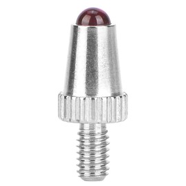 Dial Indicator Probe Contact Points Tungsten Steel M2.5 Thread Contact Points Choose Measuring Point for Dial Gauge Dial Gauge Test Display (Ruby M2.5 D5 L)