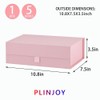 PLINJOY Pink Gift Box for Presents 10.8x7.5x3.5 Inches Magnetic Gift